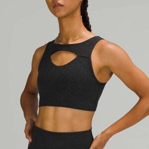 Lululemon Everlux Cut-Out Train Bra *B/C Cups
Crunch Black Size 6